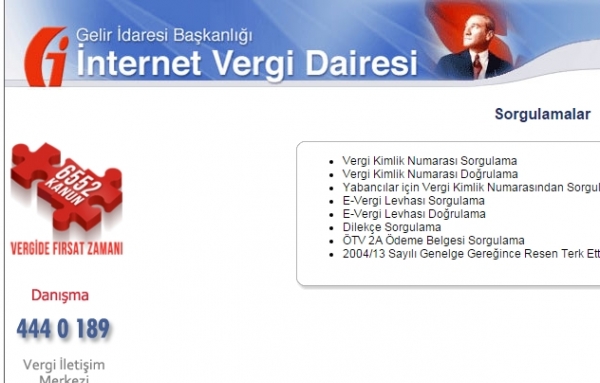 İnternet Vergi Dairesi Girişi ( GİB )